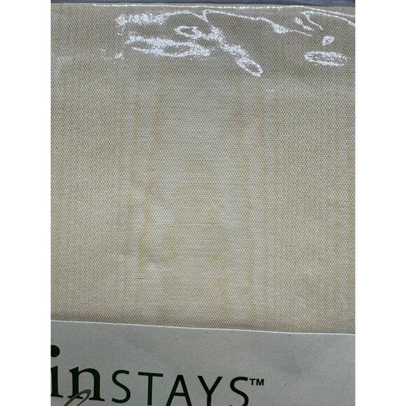 Mainstays home vinyl flannel back tablecloth 52x70" oblong cream READ NEW - Picture 3 of 6